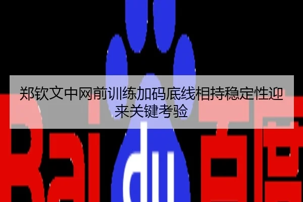 郑钦文中网前训练加码底线相持稳定性迎来关键考验
